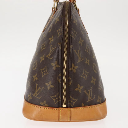 Louis Vuitton Alma Handbag Monogram Canvas, BROWN, CANVAS, Handbag