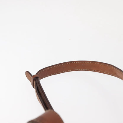 Celine Vintage Shoulder Bag Canvas, BROWN, CANVAS, Shoulder bag