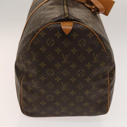 Louis Vuitton Keepall Bag Monogram Canvas, BROWN, CANVAS, Travel bag