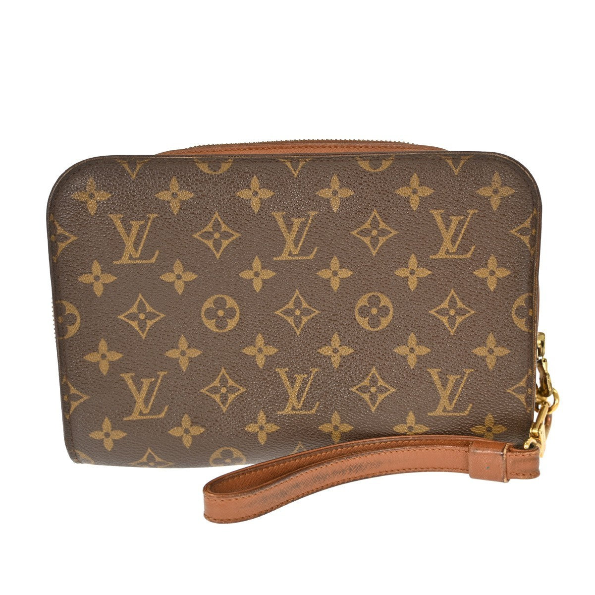 Louis Vuitton Pochette Orsay Monogram Canvas, BROWN, CANVAS, Clutche & pouche