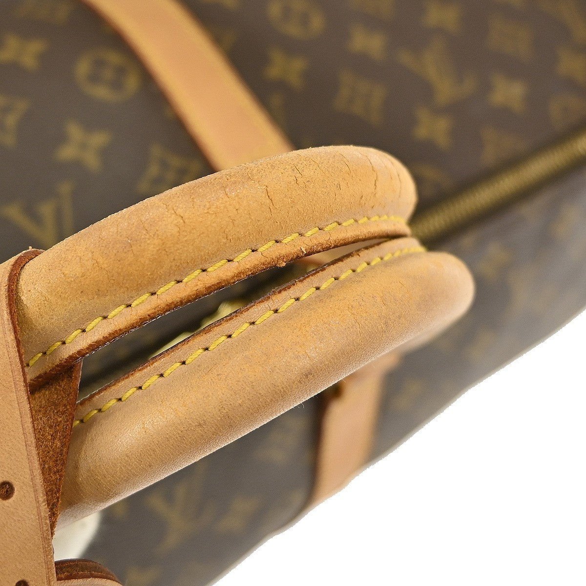 Louis Vuitton Keepall Bag Monogram Canvas, BROWN, CANVAS, Travel bag