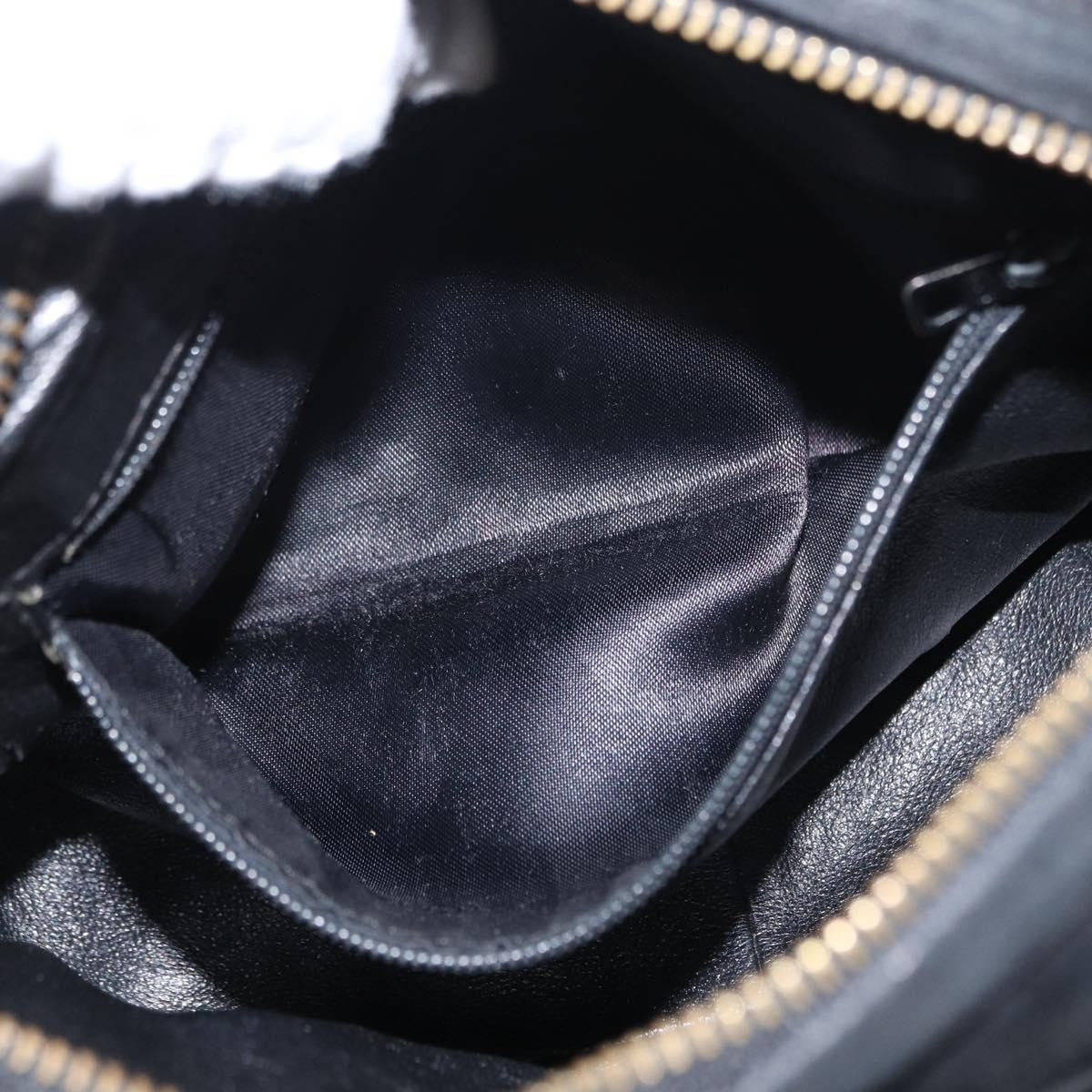 Chanel Vintage Front Pocket Camera Bag Quilted Suede, BLACK, SUEDE, Shoulder bag