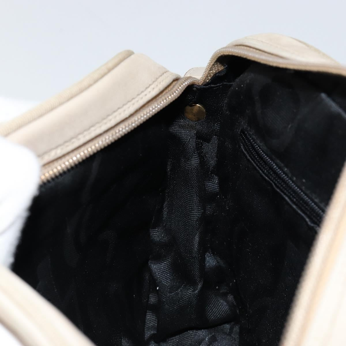 Salvatore Ferragamo Vala Shoulder Bag Suede, BEIGE, SUEDE, Shoulder bag