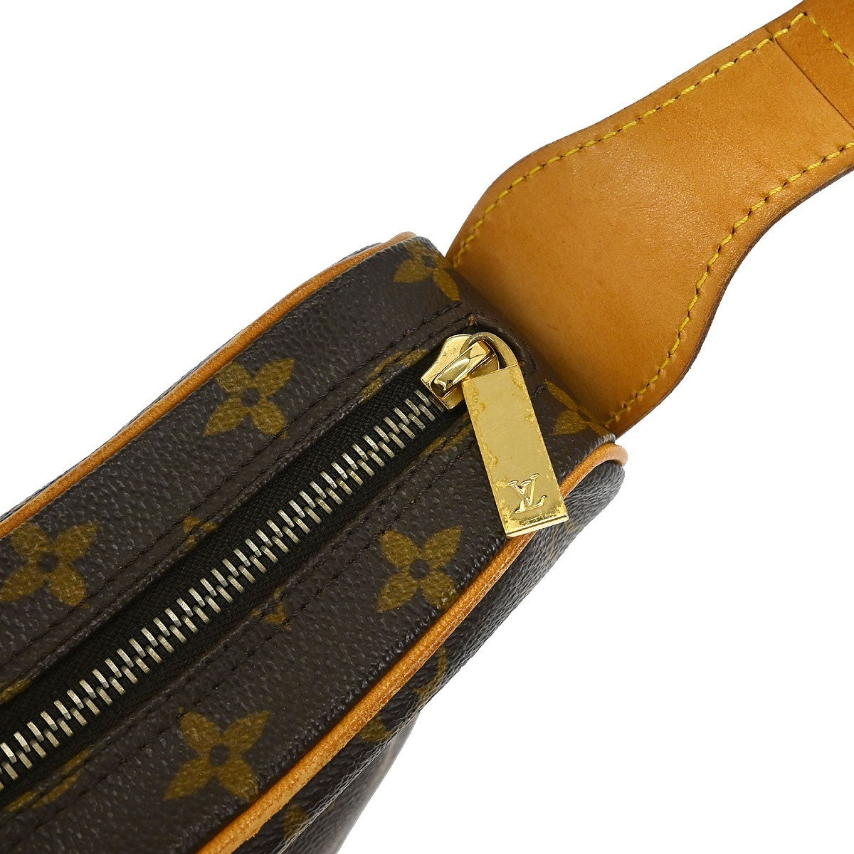 Louis Vuitton Croissant Handbag Monogram Canvas, BROWN, CANVAS, Shoulder bag