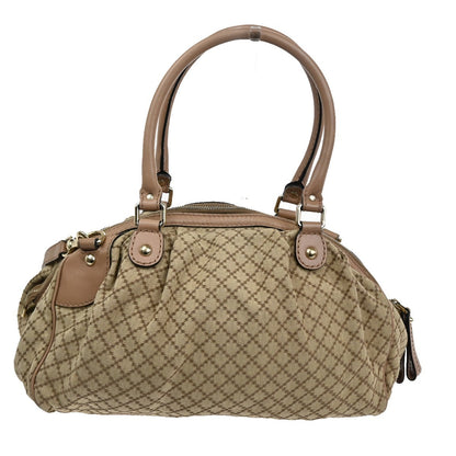 Gucci Sukey Convertible Boston Bag Diamante Canvas, BROWN, CANVAS, Tote bag