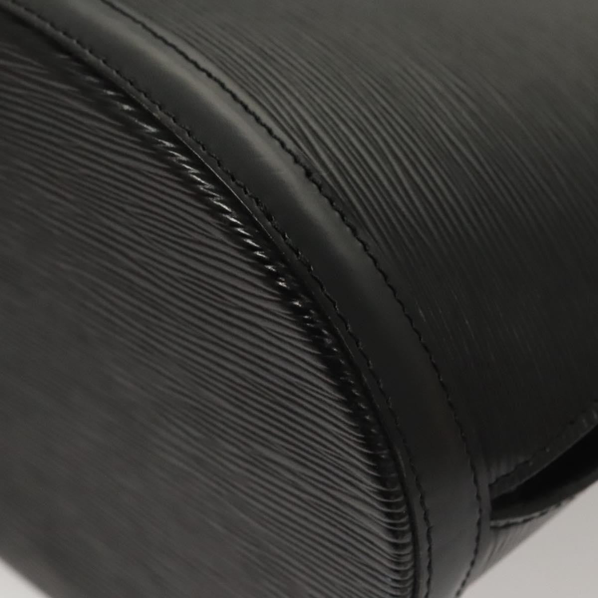 Louis Vuitton Cluny Shoulder Bag Epi Leather, BLACK, LEATHER, Shoulder bag