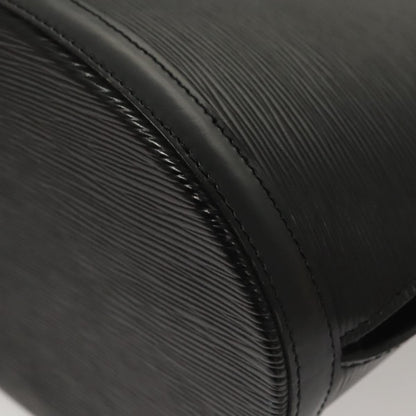 Louis Vuitton Cluny Shoulder Bag Epi Leather, BLACK, LEATHER, Shoulder bag