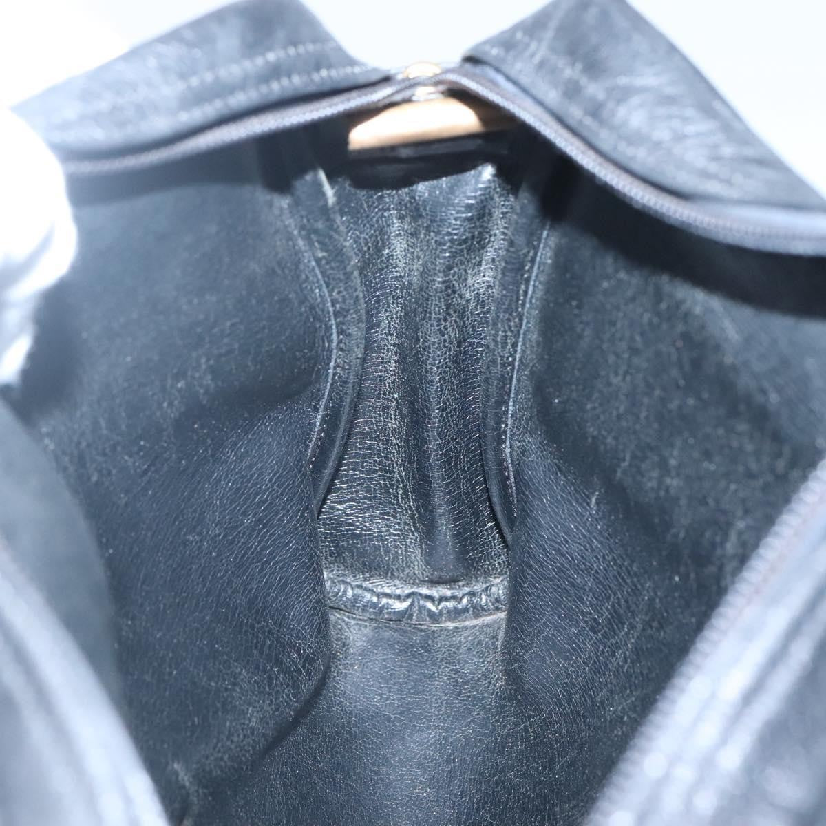 Christian Dior Shoulder bag Leather, BLACK, LEATHER, Shoulder bag