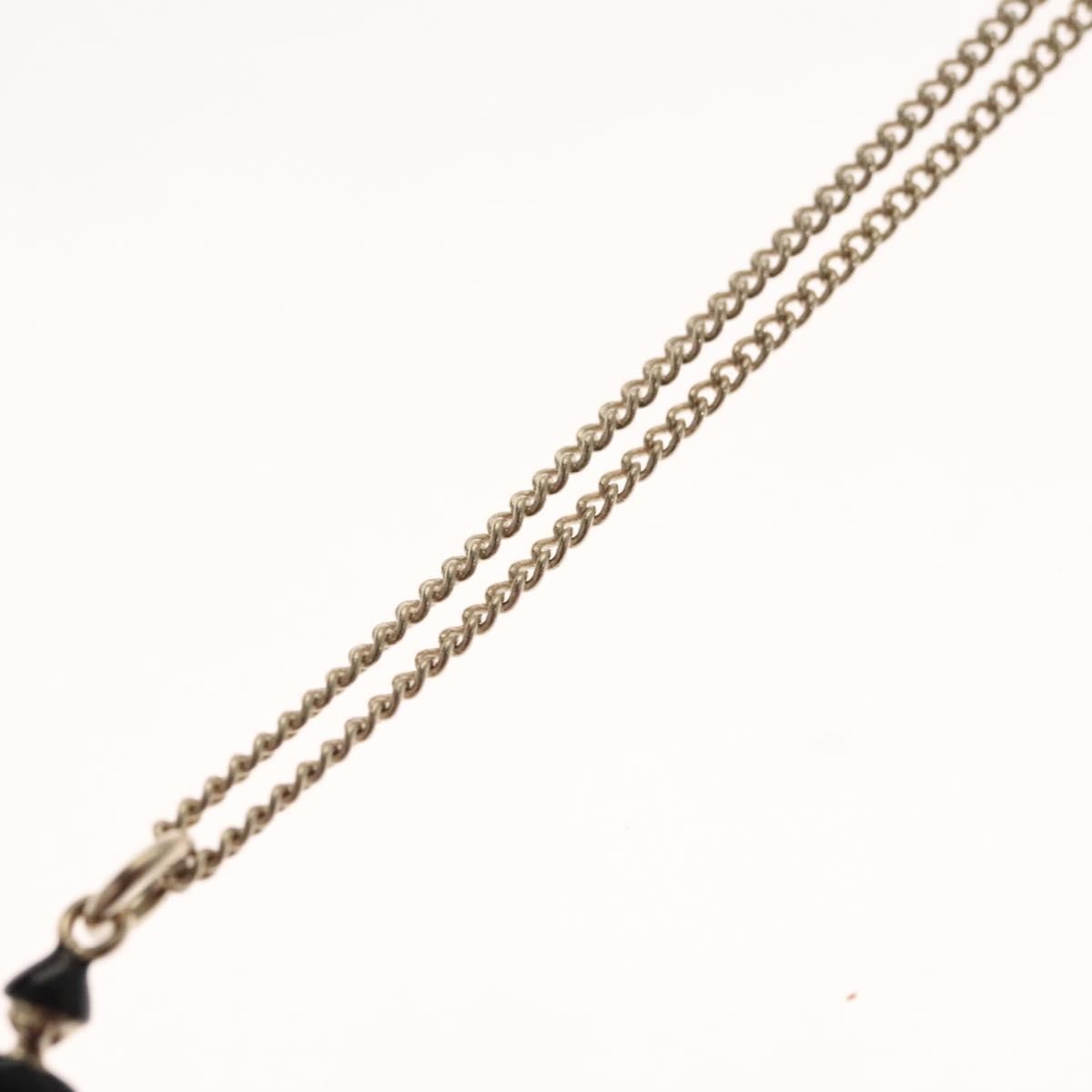Chanel Coco Rider Pendant Necklace Metal, SILVER, METAL, Necklace