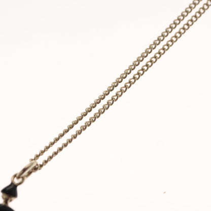 Chanel Coco Rider Pendant Necklace Metal, SILVER, METAL, Necklace