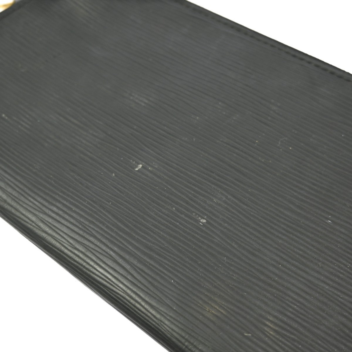 Louis Vuitton Pochette Accessoires Epi Leather, BLACK, LEATHER, Clutche & pouche