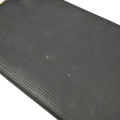 Louis Vuitton Pochette Accessoires Epi Leather, BLACK, LEATHER, Clutche & pouche