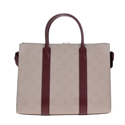 Louis Vuitton Very Tote Monogram Leather, BEIGE, LEATHER, Tote bag