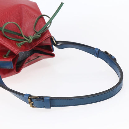 Louis Vuitton Tricolor Noe Handbag Epi Leather, RED, LEATHER, Shoulder bag