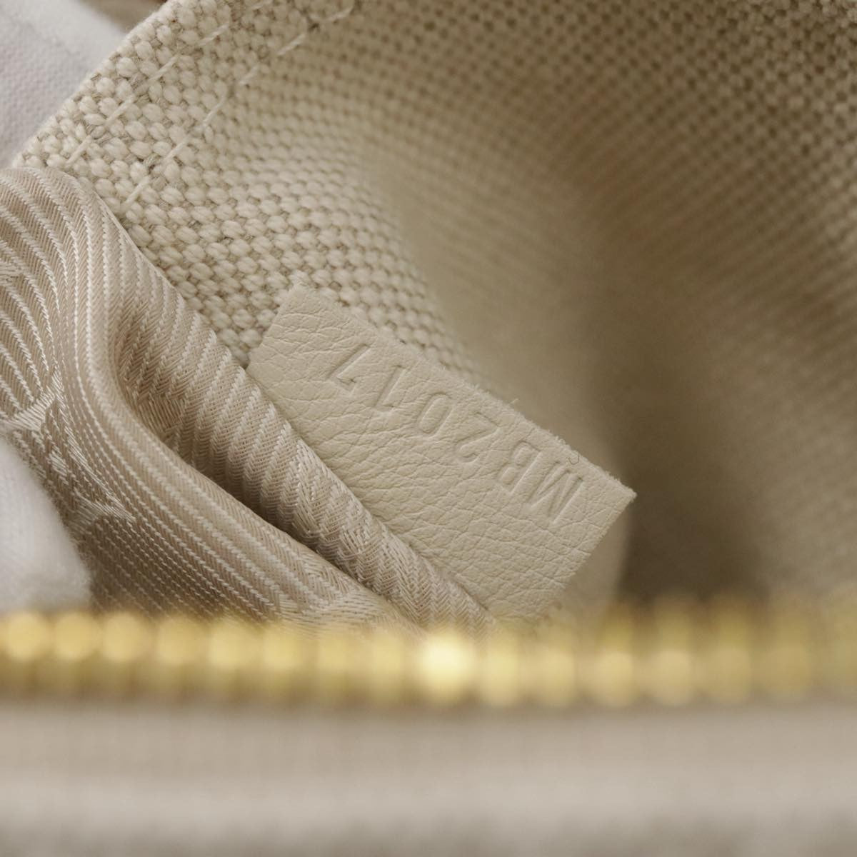 Louis Vuitton Polka Dot Panama Bowly Handbag Embellished Canvas, WHITE, CANVAS, Handbag