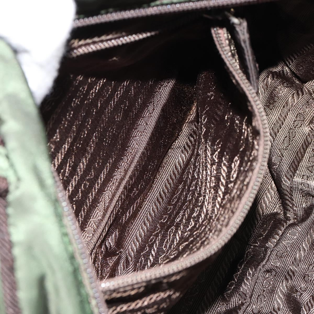 Prada Vintage Handbag Tessuto, GREEN, NYLON, Handbag