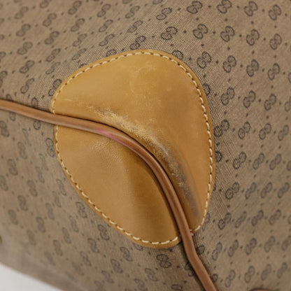 Gucci Vintage Travel bag GG Canvas, Beige, PVC, Travel Bag