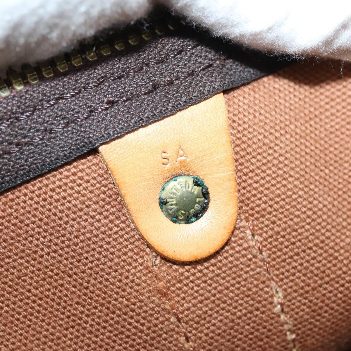 Louis Vuitton Keepall Bandouliere Bag Monogram Canvas, BROWN, CANVAS, Travel bag