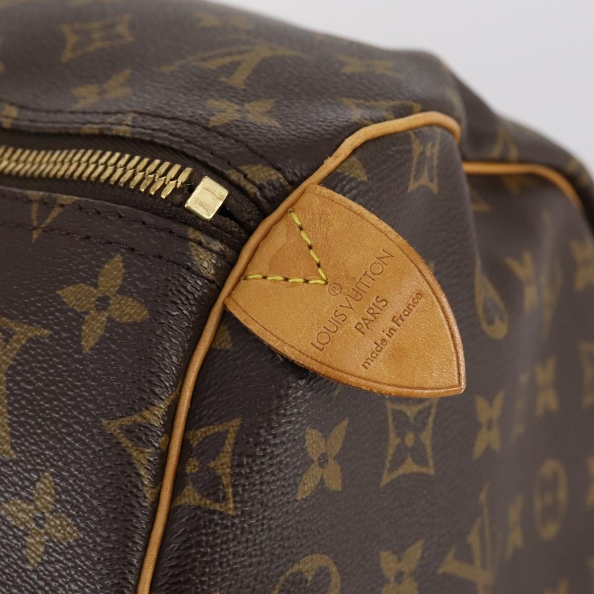 Louis Vuitton Keepall Bag Monogram Canvas, BROWN, CANVAS, Travel bag
