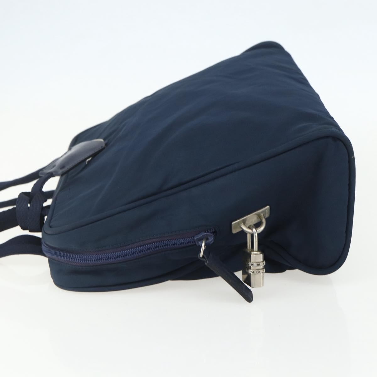 Prada Bowling Shoulder Bag Tessuto, NAVY, NYLON, Shoulder bag