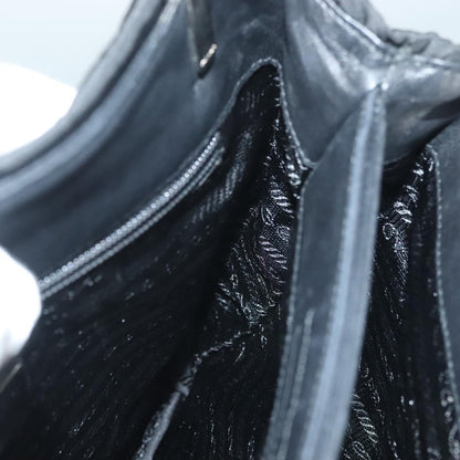 Prada Vintage Handbag Tessuto, BLACK, NYLON, Handbag