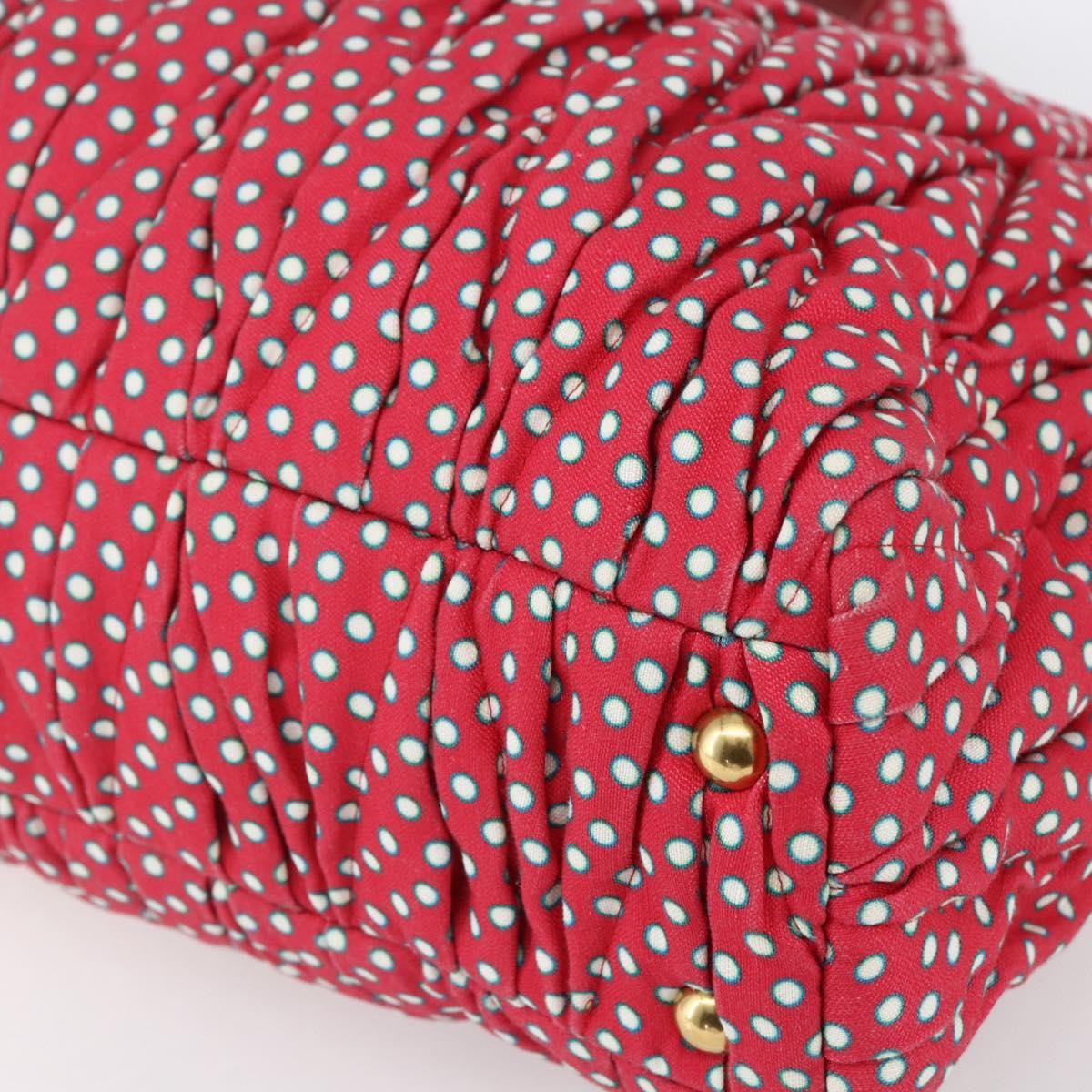 Miu Miu Shopper Tote Matelasse canvas, RED, CANVAS, Tote bag