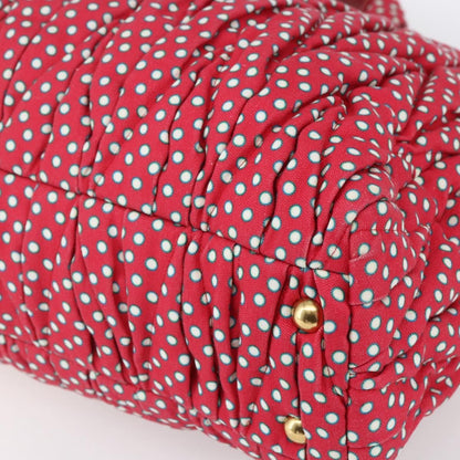 Miu Miu Shopper Tote Matelasse canvas, RED, CANVAS, Tote bag