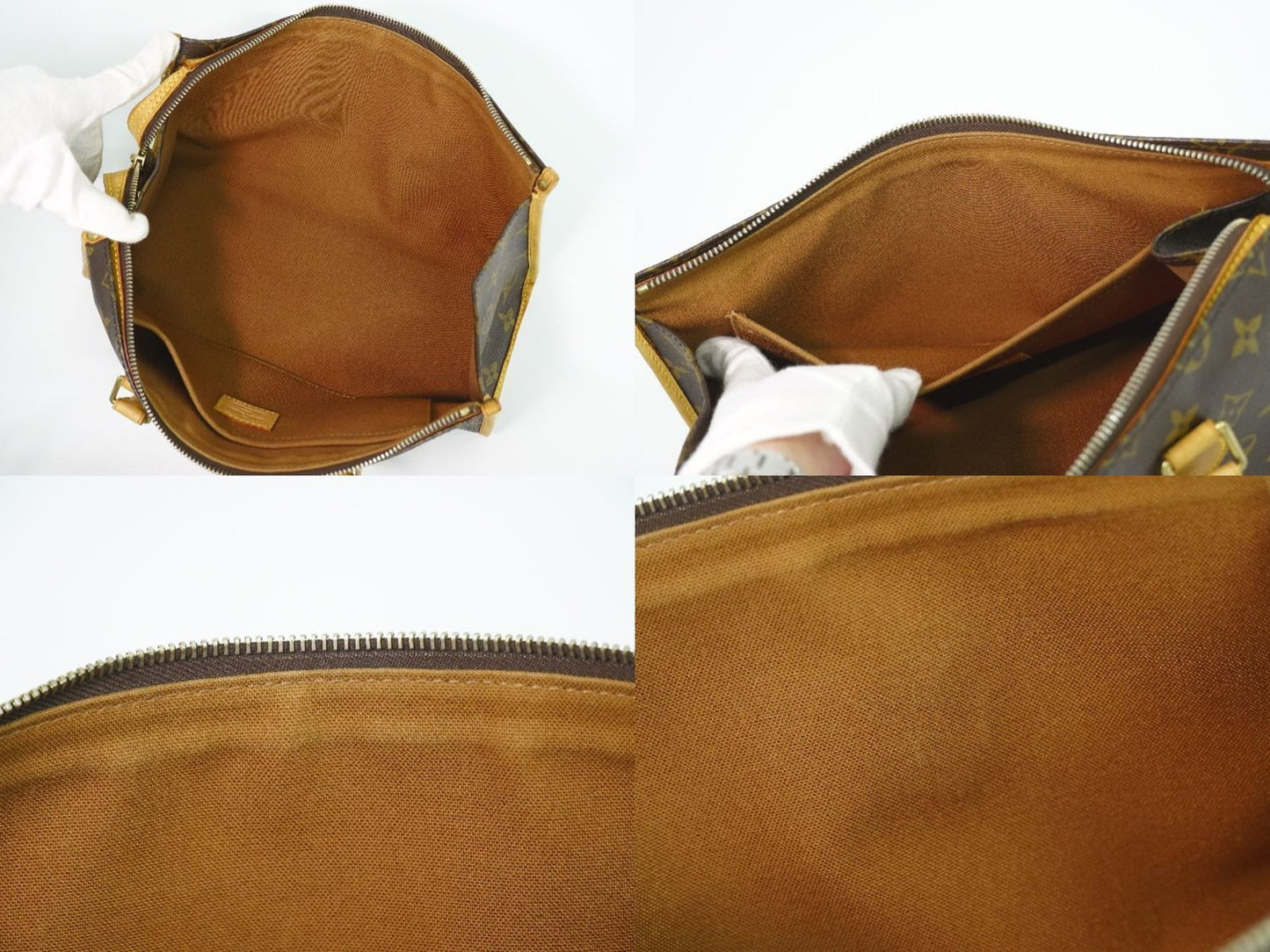 Louis Vuitton Popincourt Handle Bag Monogram Canvas, Brown, Canvas, Handbag