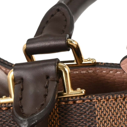 Louis Vuitton Brittany Handbag Damier, BROWN, CANVAS, Handbag