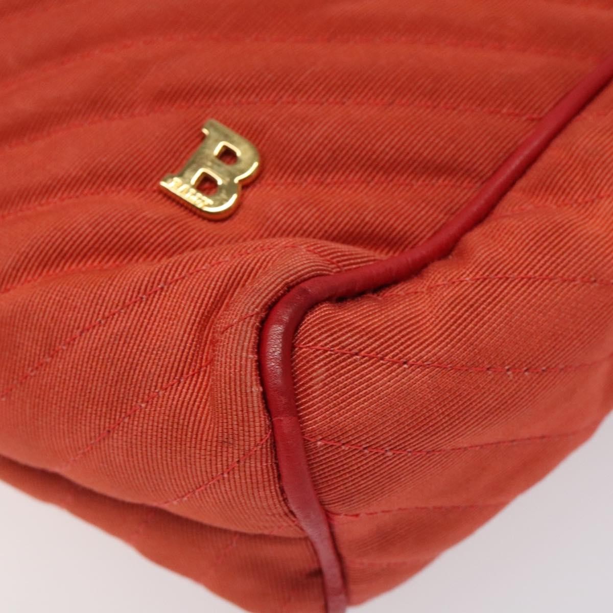 Bally Vintage Shoulder Bag Nylon, ORANGE, NYLON, Shoulder bag