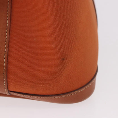 Hermes Garden Party Tote Toile and Leather, Orange, Canvas, Tote Bag