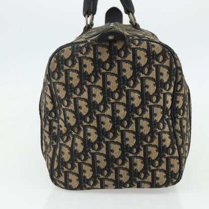 Christian Dior Vintage Trotter Boston Bag Diorissimo Canvas, Navy, Canvas, Handbag
