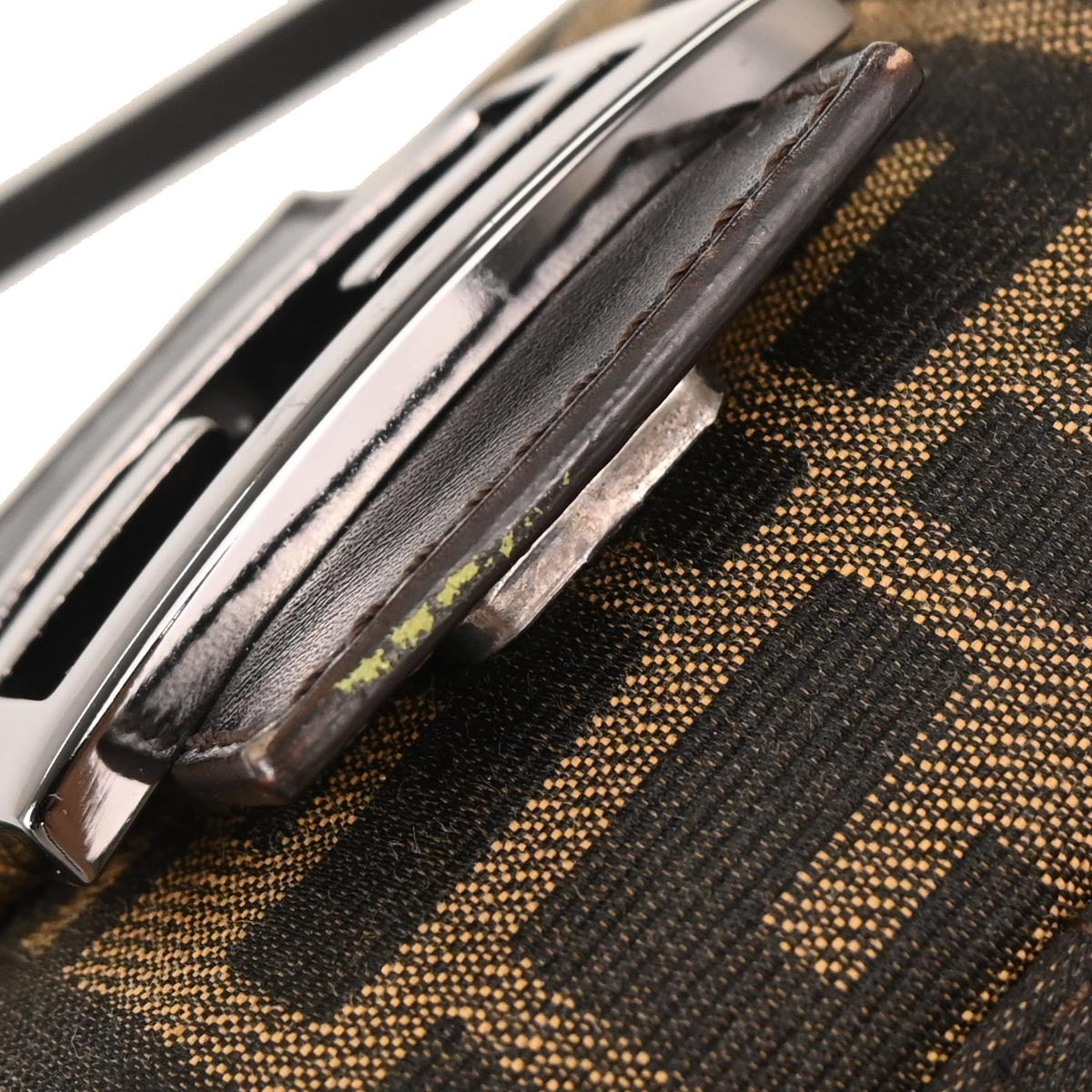 Fendi Baguette Bag Zucca Canvas, BROWN, CANVAS, Handbag