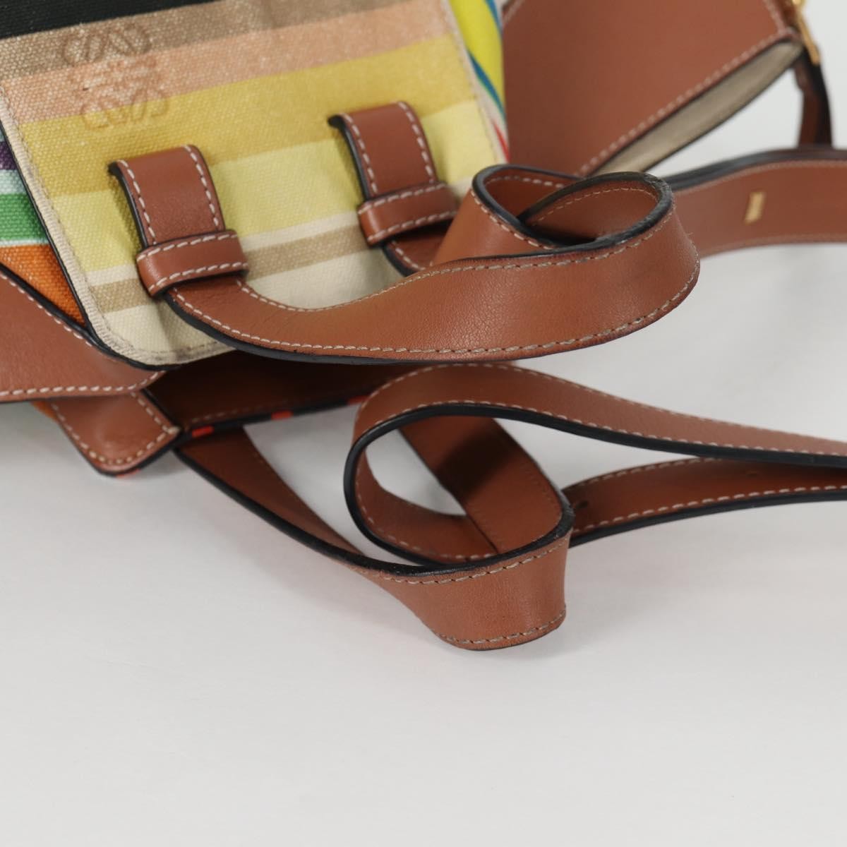 Loewe Hammock Bag Printed Canvas, MULTICOLOUR, CANVAS, Handbag