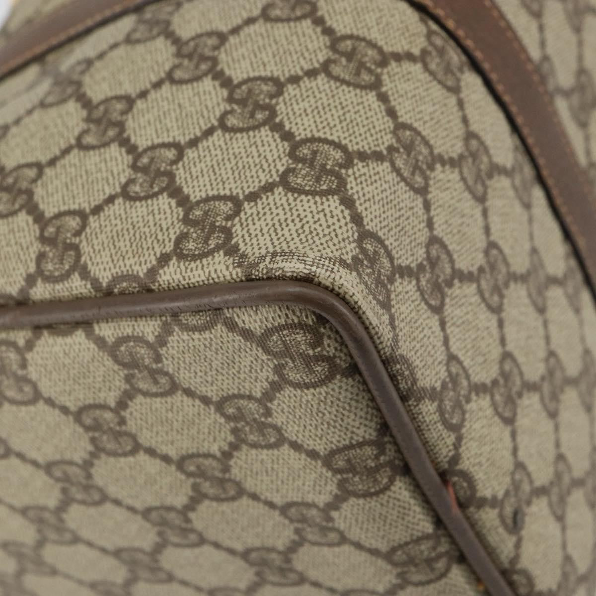 Gucci Vintage Duffle Bag GG Coated Canvas, BEIGE, CANVAS, Travel bag