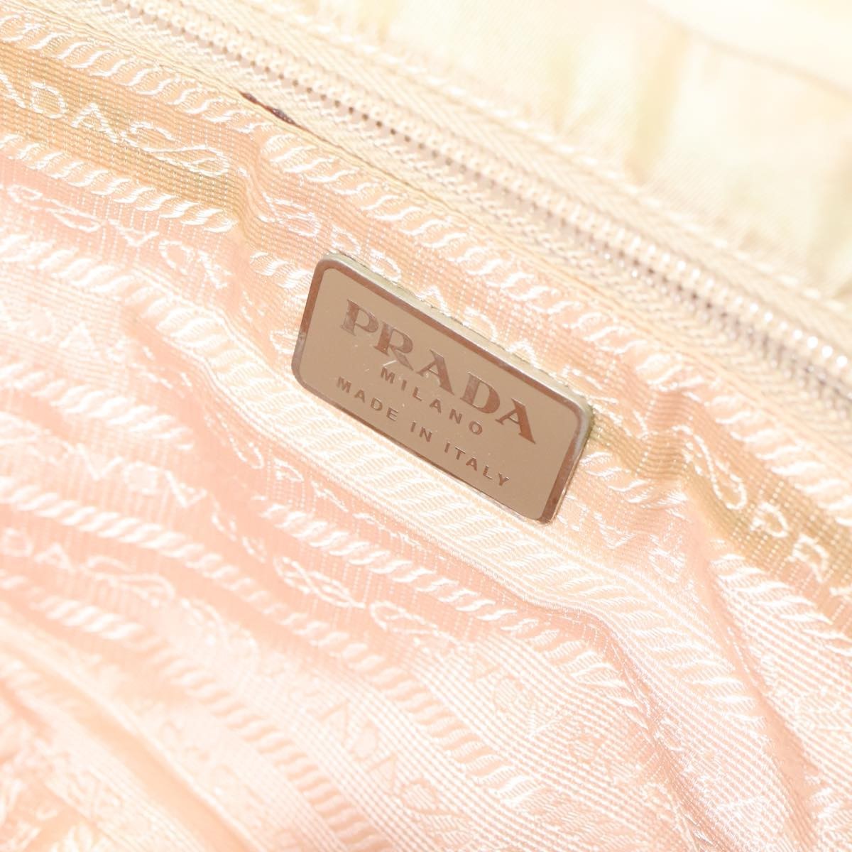 Prada Flap Shoulder Bag Leather, BEIGE, LEATHER, Shoulder bag