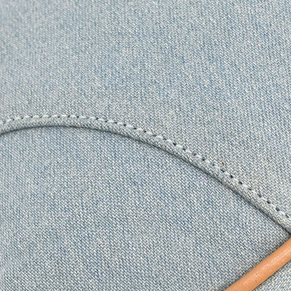 Christian Dior Vintage Saddle Bag Denim, BLUE, DENIM_JEANS, Clutche & pouche