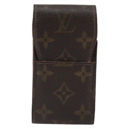 Louis Vuitton Cigarette Case Monogram Canvas, BROWN, CANVAS, Clutche & pouche