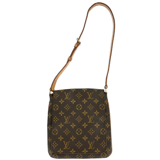 Louis Vuitton Musette Salsa Handbag Monogram Canvas, BROWN, CANVAS, Shoulder bag