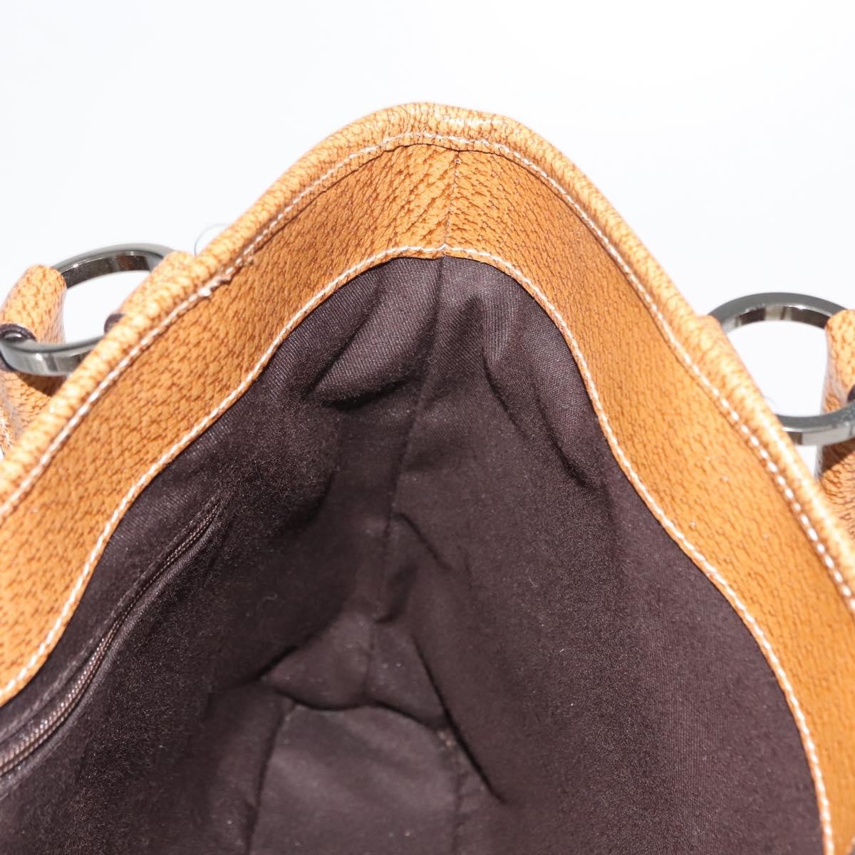 Gucci Vintage Ring Tote GG Canvas with Leather, BEIGE, CANVAS, Tote bag