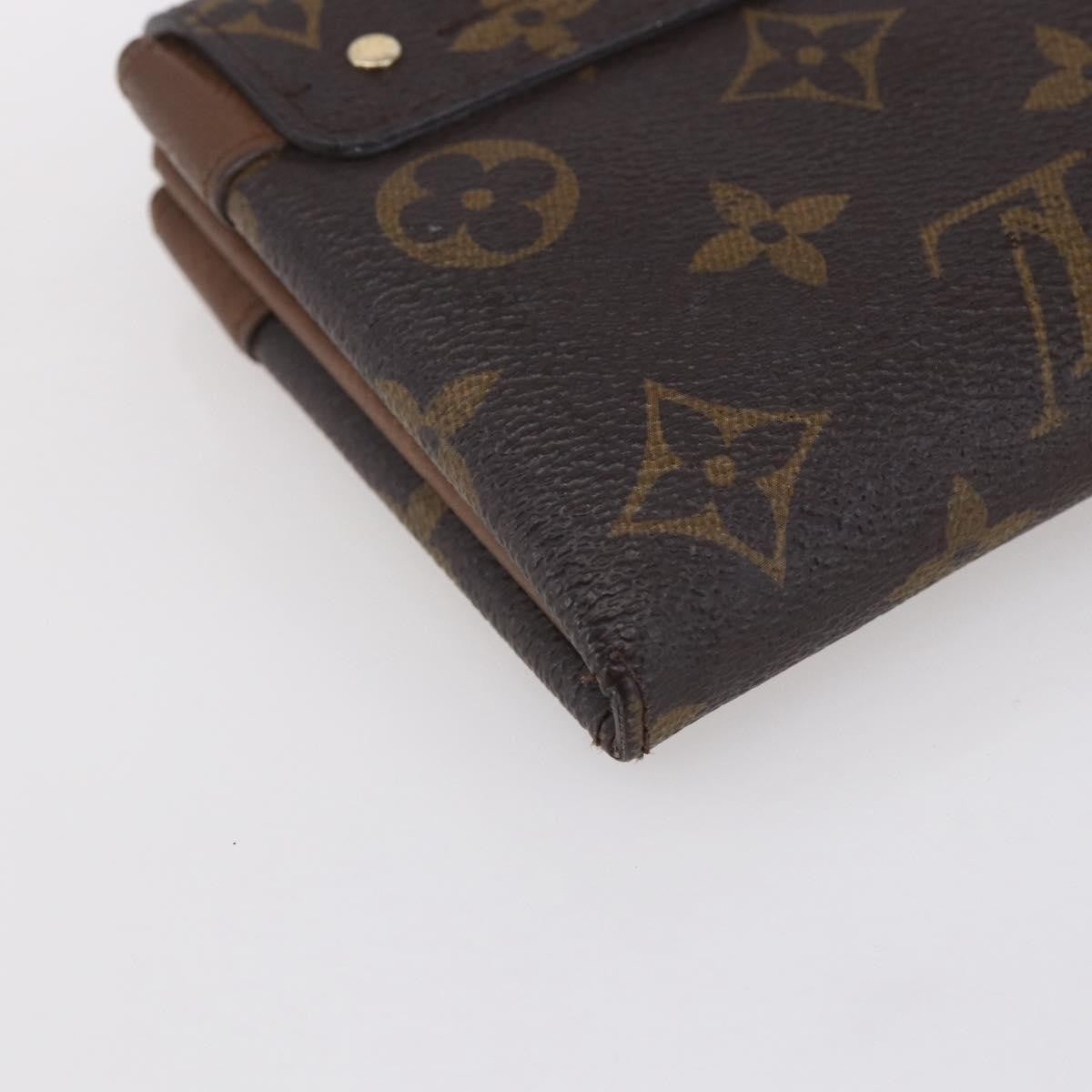 Louis Vuitton Elysee Wallet Monogram Canvas and Leather, CAMEL, CANVAS, Wallets