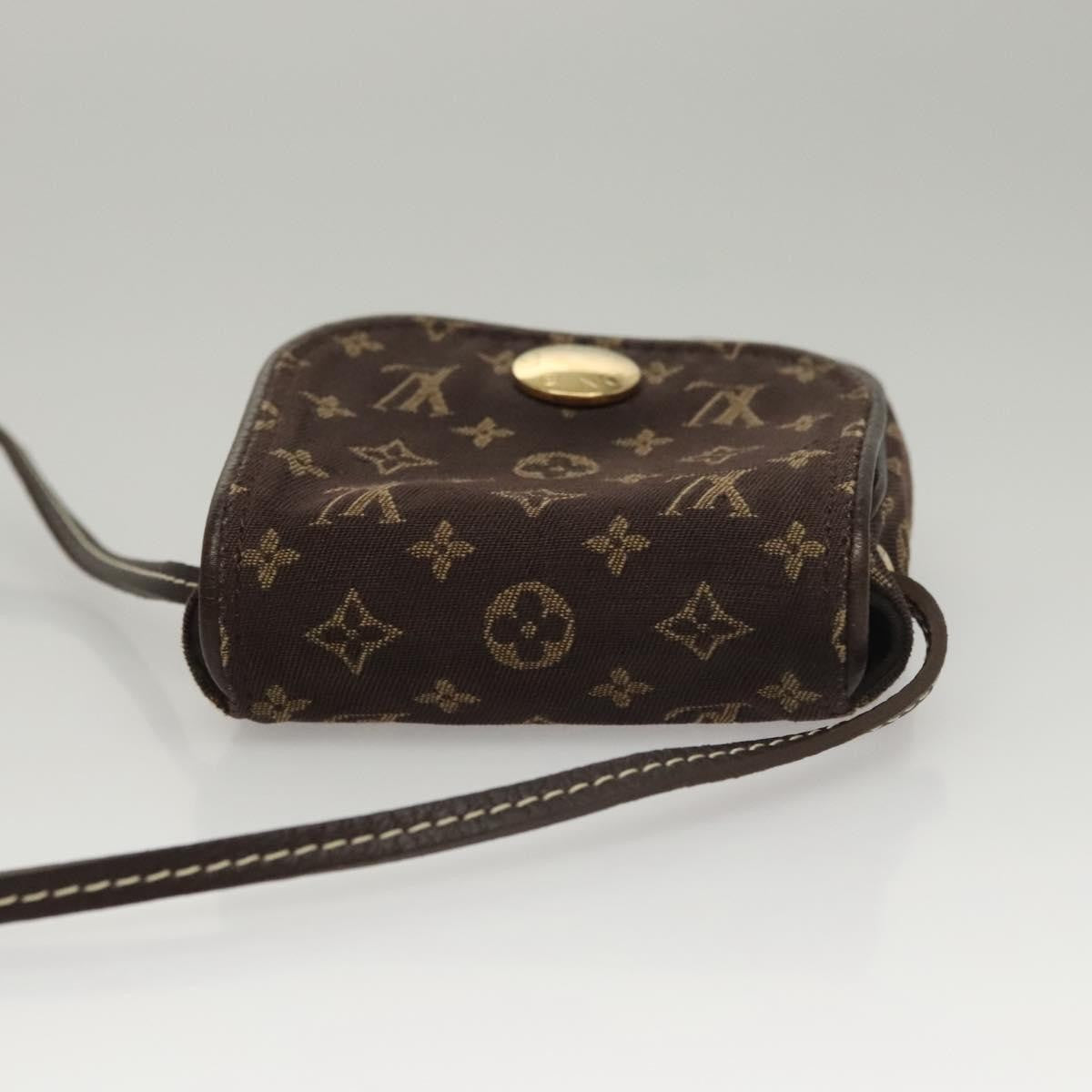 Louis Vuitton Cancun Pochette Monogram Mini Canvas, BROWN, CANVAS, Clutche & pouche