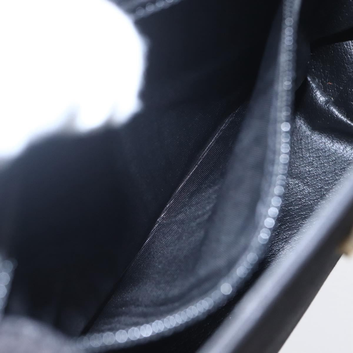 Celine Circle Logo Shoulder Bag Leather, BLACK, LEATHER, Shoulder bag