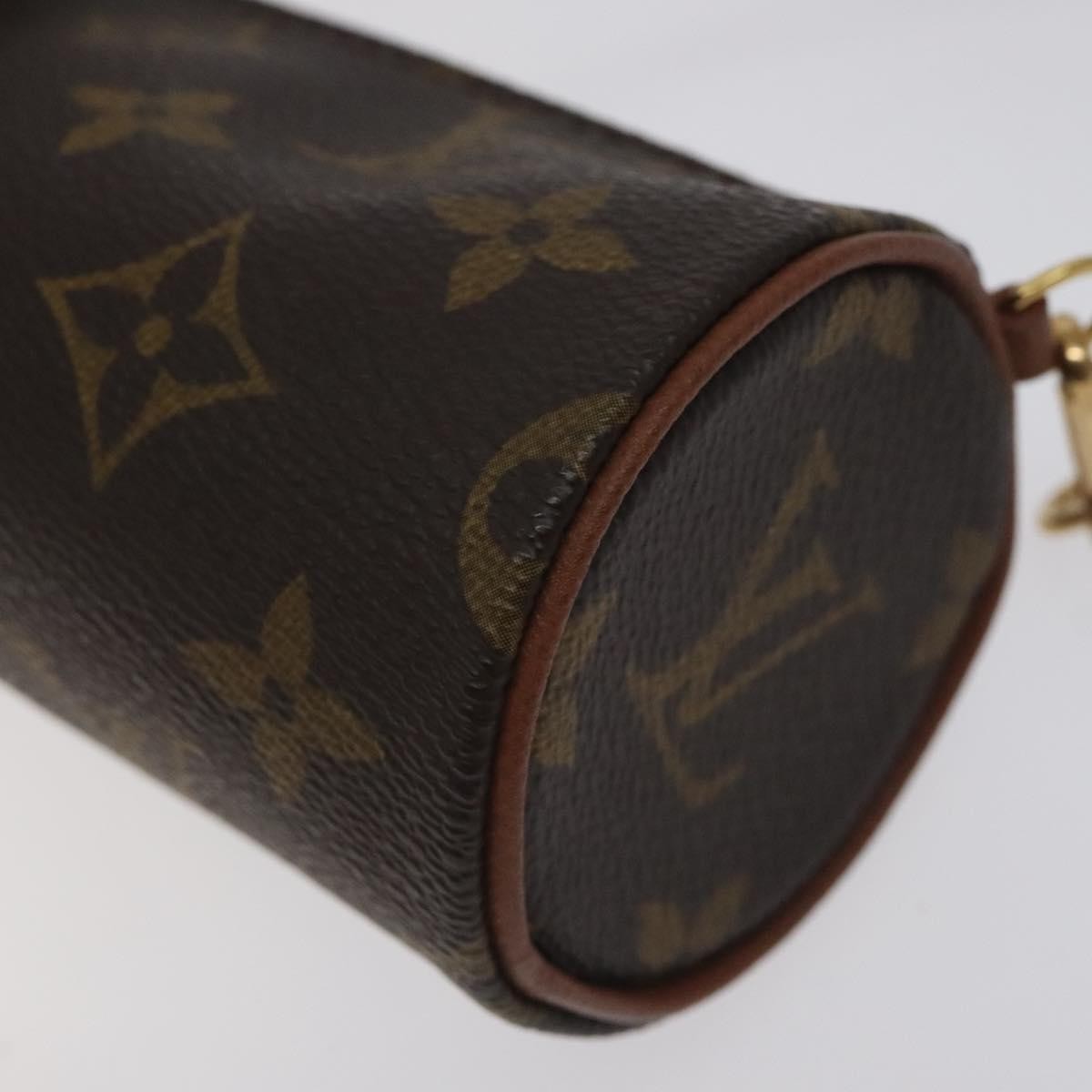 Louis Vuitton Papillon Pochette Monogram Canvas, BROWN, CANVAS, Clutche & pouche
