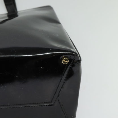Salvatore Ferragamo Vintage Convertible Tote Patent leather, BLACK, PATENT_LEATHER, Tote bag