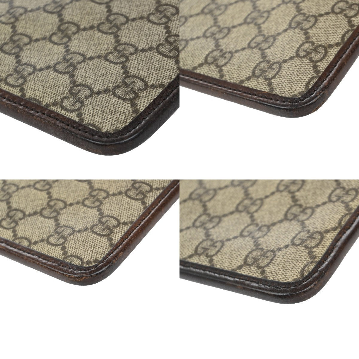 Gucci Front Pocket Messenger Canvas, BROWN, PVC, Shoulder bag