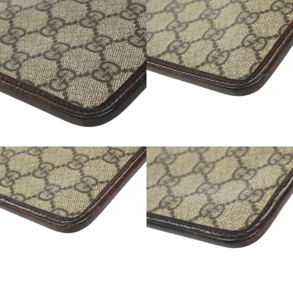 Gucci Front Pocket Messenger Canvas, BROWN, PVC, Shoulder bag