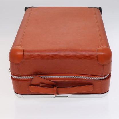 Louis Vuitton Horizon Luggage Epi Leather, ORANGE, LEATHER, Travel bag