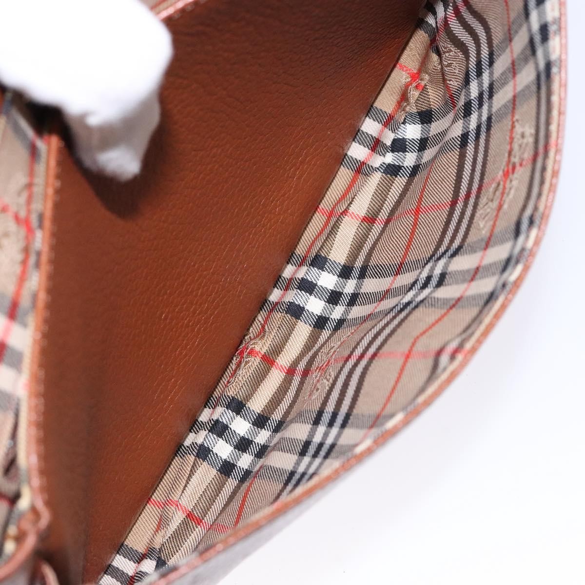 Burberry Flap Messenger Leather, BROWN, LEATHER, Shoulder bag