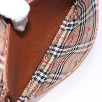 Burberry Flap Messenger Leather, BROWN, LEATHER, Shoulder bag